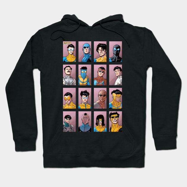 invincible variant Hoodie by super villain